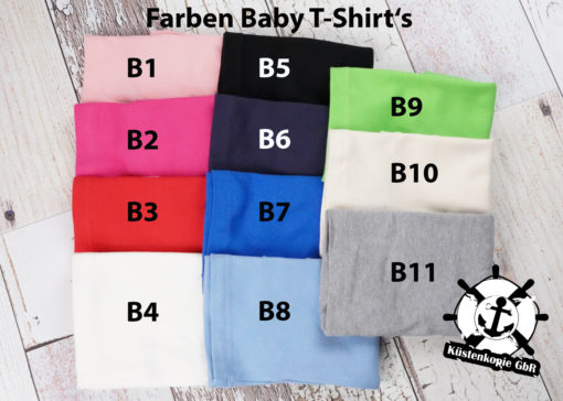 Kinder T-Shirt personalisiert mit Namen, Hey Baby, Babybody KIN-Kinder 8