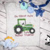 Kinder T-Shirt Traktor Shirt mit Text & Motiv; personalisiert; Stickerei | bestickt; Babybody