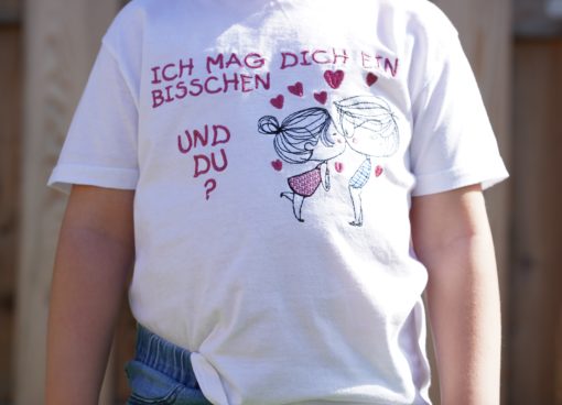 Kinder T-Shirt Junge und Mädchen personalisiert, Shirt bestickt, Geburtstagsshirt KIN-Kinder 9