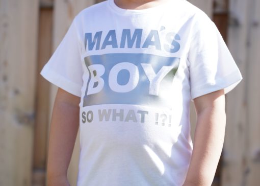 Kinder T-Shirt Mamas Boy, Babybody KIN-Kinder 9